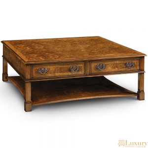 Four Drawer Square Antique Coffee Table