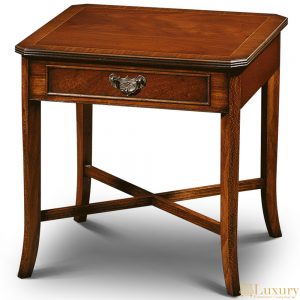 Gables Antique Mahogany Canted Side Table