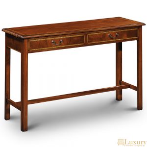 Georgian Mahogany 2 Drawer Hall Table