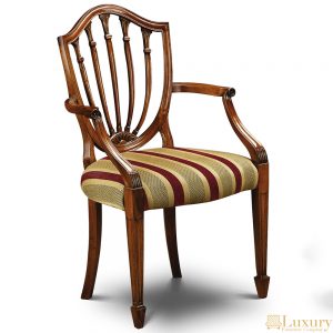 Cameo Antique Hepplewhite Mahogany Armchair