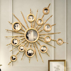 Antigo Gold Wall Mirror