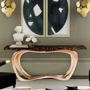 Iroquois Copper Console Table