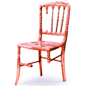 Ednor 3 Legged Copper Chair