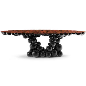 Neville Black Walnut Dining Table