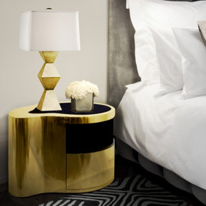 Wabash Gold Nightstand