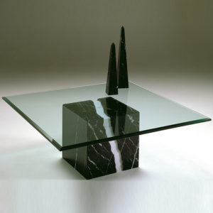 Antis Black and White Marble Coffee Table