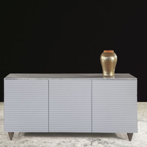 Ream Imperial Grey Marble Sideboard