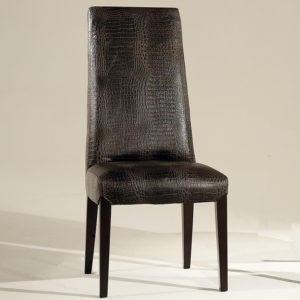 Jakub Designer Brown Leather Dining Chair
