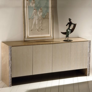 Rayhan Marble 4 Door Sideboard
