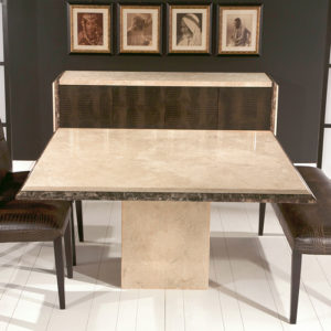 Porter Square Marble Dining Table
