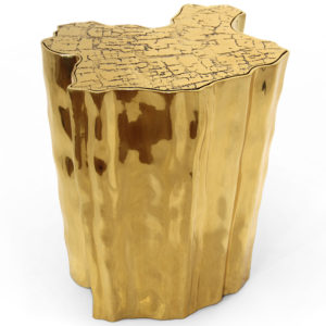 Emerson Luxury Gold Side Table