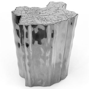Emerson Silver Luxury Lamp Table