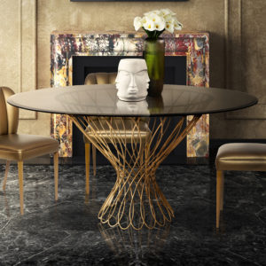 Amelia Round Designer Dining Table