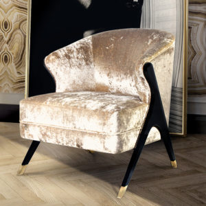 Nieve Crushed Velvet Luxury Chair