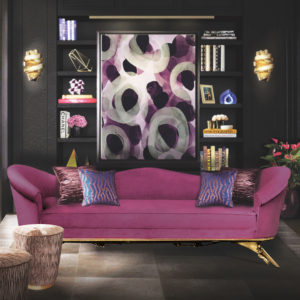 Calum Luxury Fabric Large Sofa