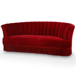 Sabah Luxury Velvet Fabric Sofa