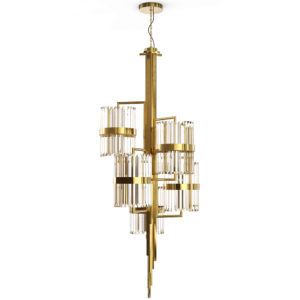 Livia Designer Gold Chandelier