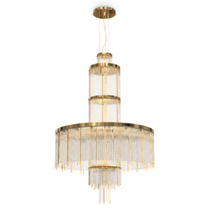 Porson Luxury Glass Large Chandelier
