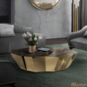 Cadey Luxury Marble Center Coffee Table
