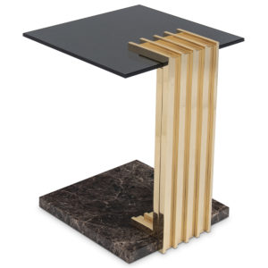 Varun Designer Glass Lamp Table