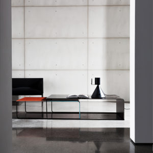 Nisbet Modern Glass Occasional Tables
