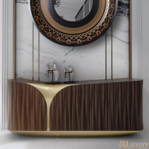 Freya Luxury Gold Sideboard