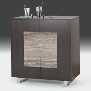 Shay Solid Marble Luxury Bar Cabinet