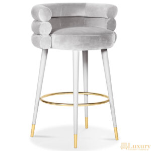 Marshmallow Counter and Bar Stools