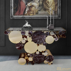 Willow Luxury Marble Console Table