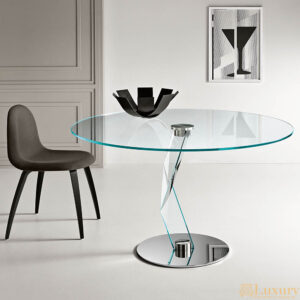 Brimnes Round Glass Dining Tables