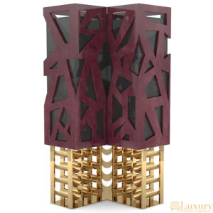 Kayden Luxury Gold Bar Cabinet