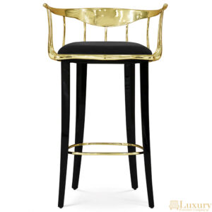 Natuzzi Gold Bar Stool