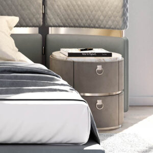 Luxury Reva Two Drawer Bedside