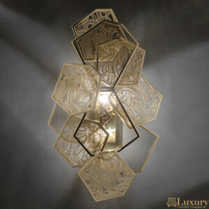 Hannah Gold Wall Lamp