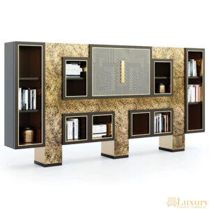 Cabbana Designer Tall Modular Bookcase