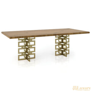 Hiroshi Gold Dining Table