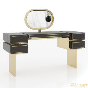 Libera Luxury Gold Dressing Table