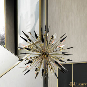 Ornella Designer Glass Chandelier