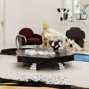 Osian Marble Center Table