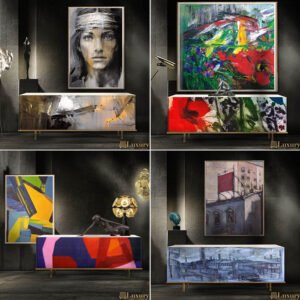 Cinnamon Designer Art Sideboards