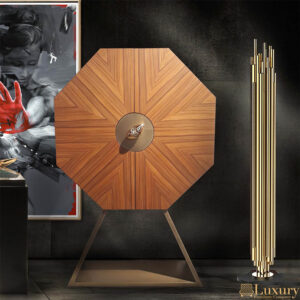 Picasso Rosewood Display Cabinet