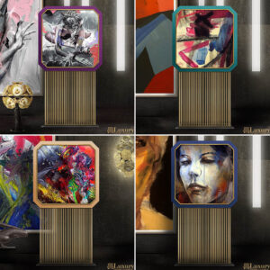 Meliha Hand Painted Luxury Cabinets
