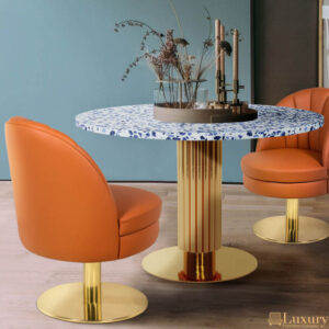 Cabana Round Terrazzo Dining Table