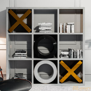 Naughts Crosses Luxury Bookcase