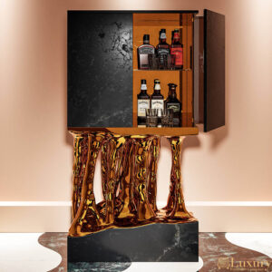 Vertu Luxury Gold Cabinet