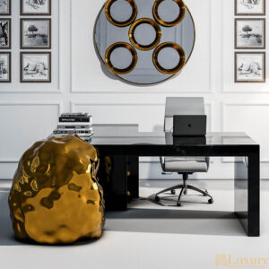 Wisdom Nugget Luxury Gold Desk