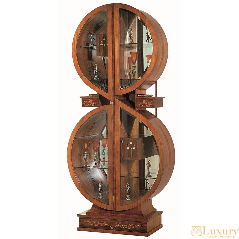 Freya Cello Glass Display Unit - Luxury Furniture Company