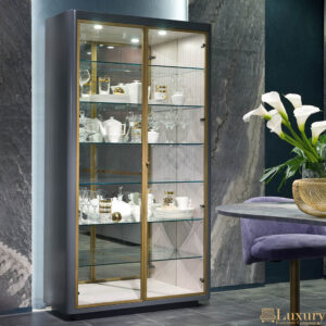 Olivia Tall Glass Display Cabinet