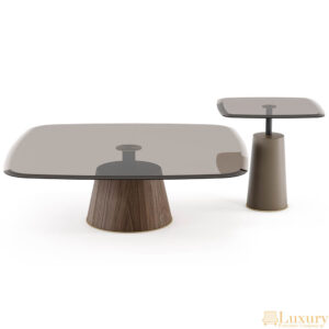 Preston Designer Low Glass Tables