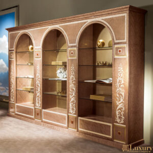 Tomos Luxury Large Cabinet Bookcase